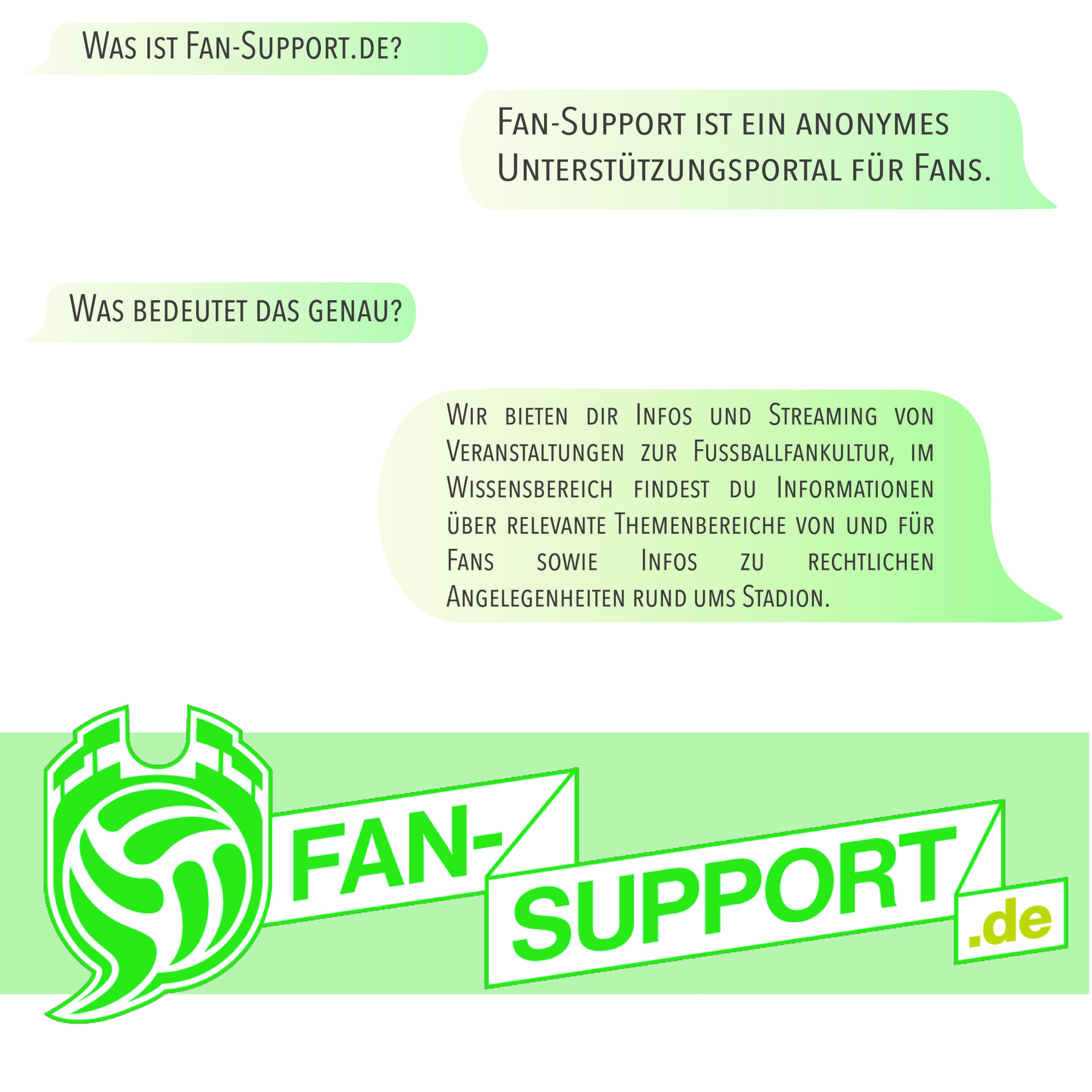 Grafik Fanprojekt - Fansupport